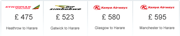 Cheap Flights to Harare